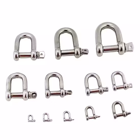 Wholesale Hardware Rigging 3/4" 4.75t Galvanized Us Type G209 Anchor Sahckle Steel Forged Lifting D Ring Bow Shackle