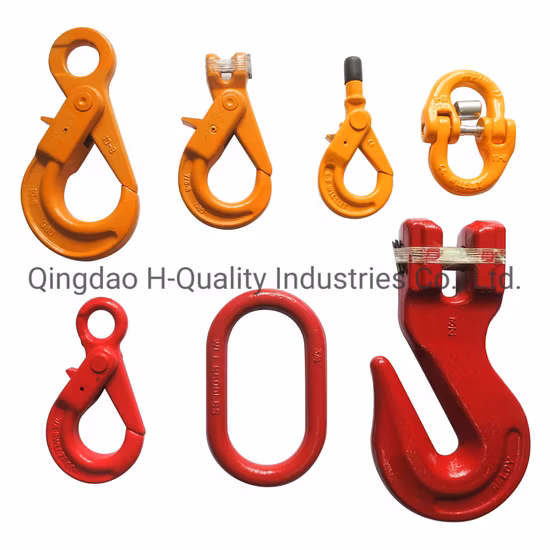 リギングハードウェアドロップ鍛造塗装G80アイショートニンググラブフック